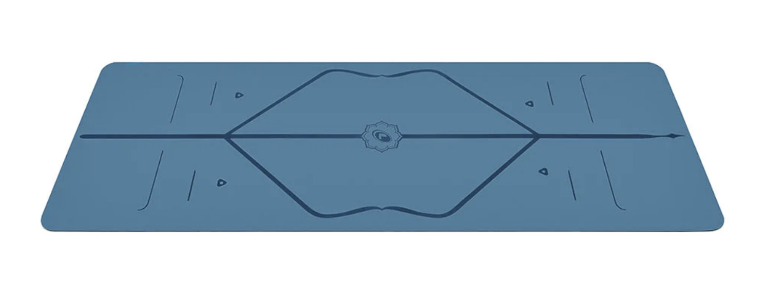 LIFORME ヨガマット 青 収納バッグ付き LIFORME ヨガマット 青 収納バッグ付き Liforme Yoga Mat Blue — Tiny